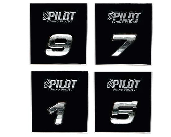 Köp Kromade Siffror Kursiv 0-9 Billigt Online