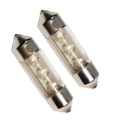 Köp LED Glödlampa T10 3-led - 31mm Billigt Online