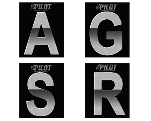 Köp Kromade Bokstäver Big A-Z Billigt Online