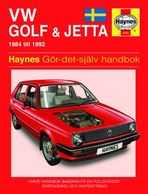 Köp VW Golf & Jetta II (84-92) - Reparationshandbok Billigt Online
