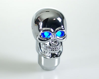 Köp Växelspak Skull-Silver LED Blue-eye Billigt Online