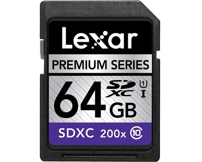 Minneskort Lexar Secure Digital Premium 64GB C10