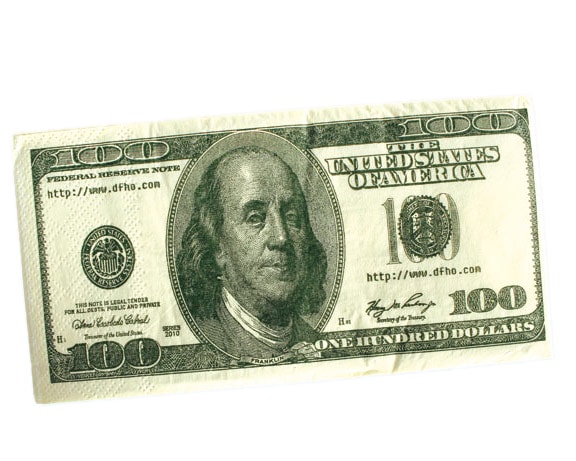 Köp Servett 100-dollarsedel Billigt Online
