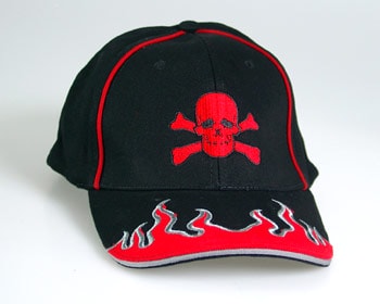 Köp Keps - Skull Flames Billigt Online