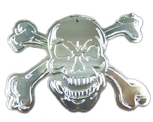 Köp Krom-emblem - Skull & Bones Billigt Online