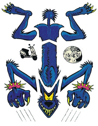 Köp Blue Wolf - Dekalkarta Billigt Online